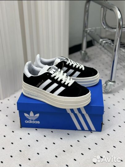 Adidas Gazelle Bold Core Black White