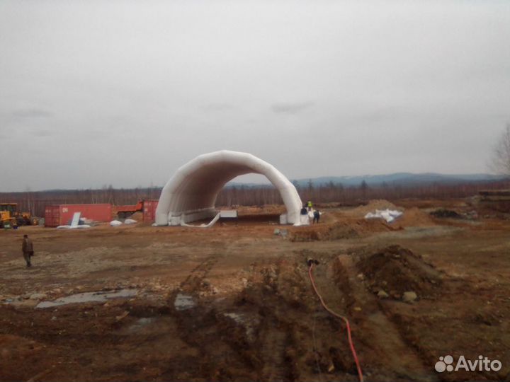 Надувной ангар