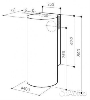 Вытяжка best kasc 505(L) 077F2305A