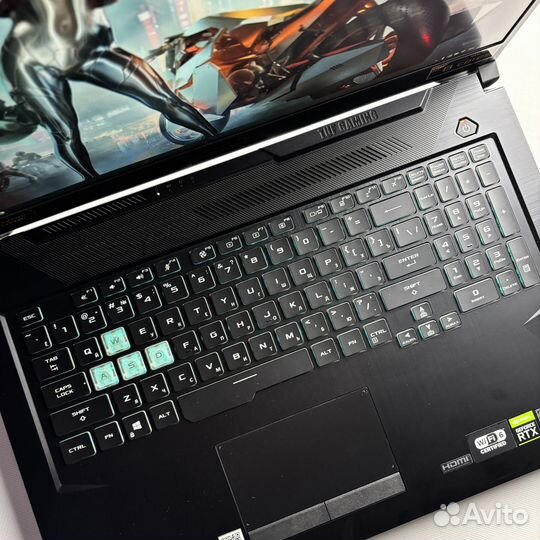 Игровой ноутбук Asus Ryzen7/RTX3060/17,3/144Hz