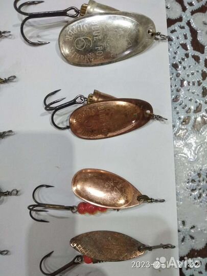 Блесна blue fox, mepps, воблеры