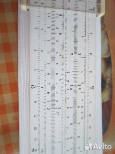 Логарифмическая линейка винтаж