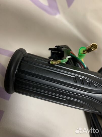 Ручка газа для электровелосипеда с вольтметром