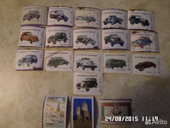 Этикетки от спичечных коробков