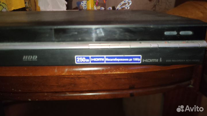 Видеомагнитофон sony RDR-HX980 с HDD 250GB