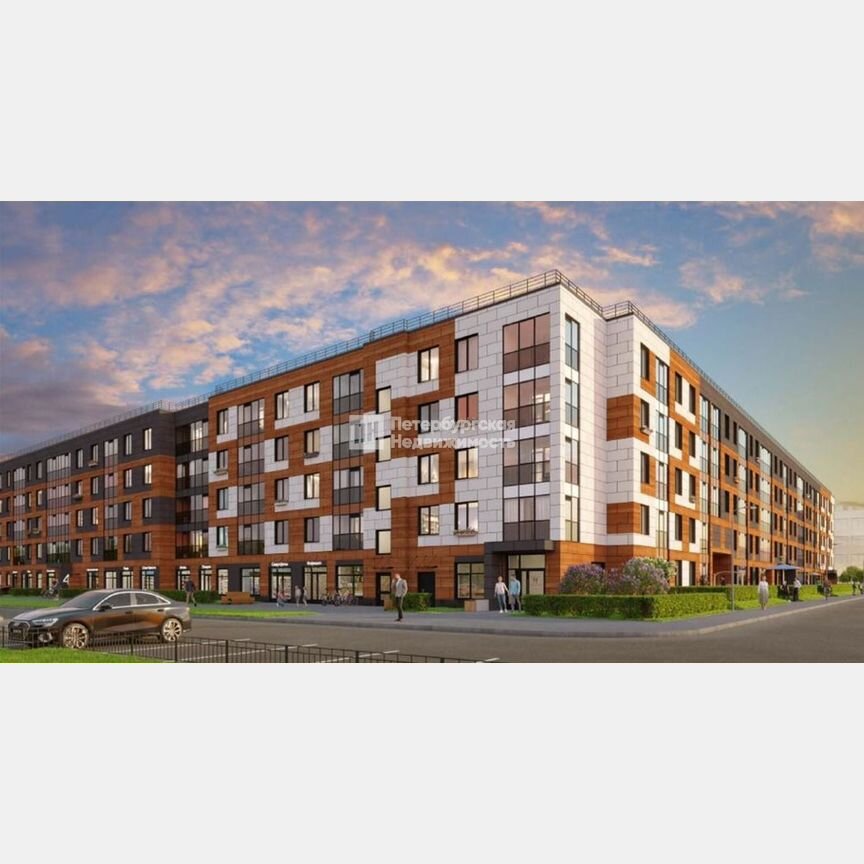 2-к. квартира, 53,6 м², 4/5 эт.