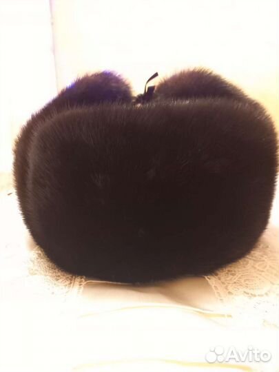 Норковая шапка мужская новая