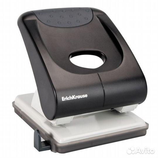 Дырокол ErichKrause Elegance до 40 листов, черный