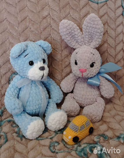 Вязаные игрушки ручной работы