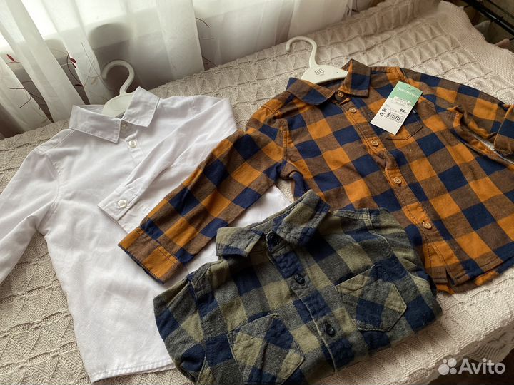 Рубашка для мальчика 86