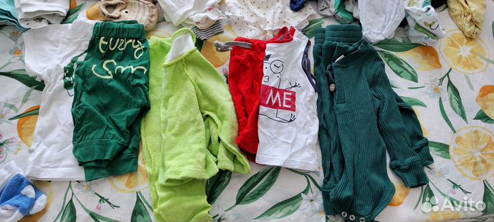 Детские вещи пакетом с рождения