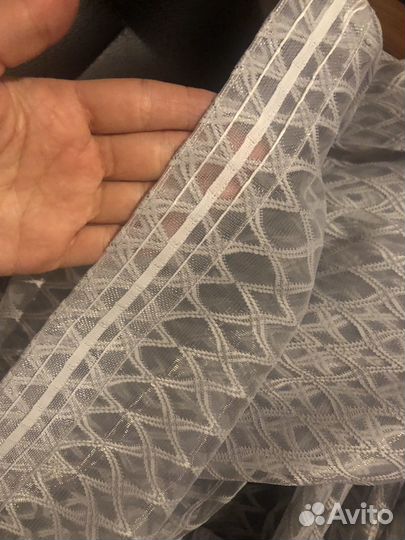 Тюль новая. 3 метра. Готовая