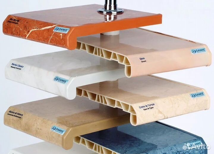 Подоконники пластиковые и пороги