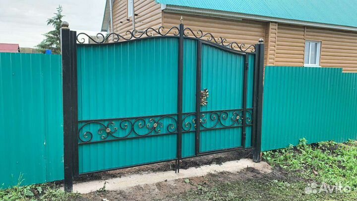 Ворота кованые распашные