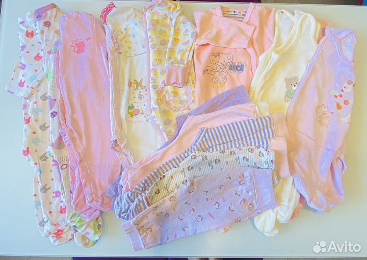 Пакет вещей до года+рюкзак переноска