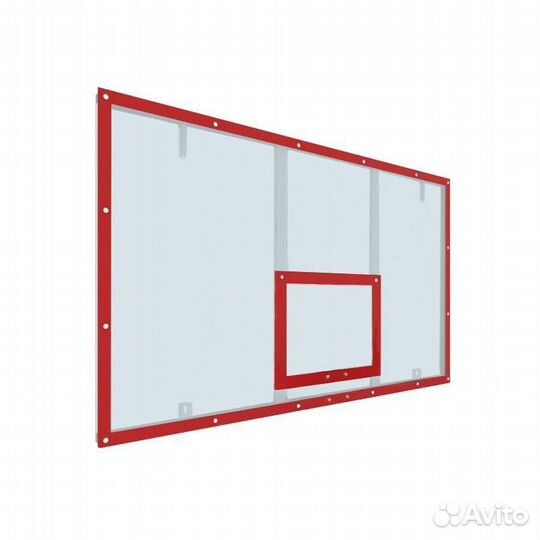 Щит баскетбольный игровой 180х105 см, поликарбона