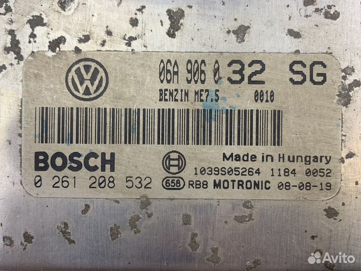 Эбу Skoda Octavia 1.8 А4