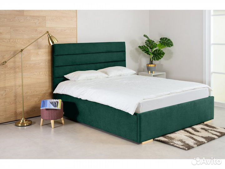 Кровать Лосон 140 Velvet Emerald