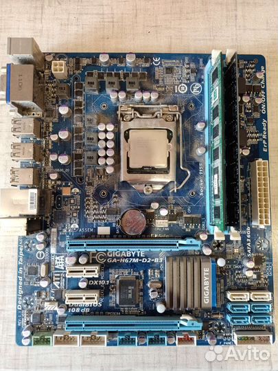 Материнская плата 1155 с процессором i7
