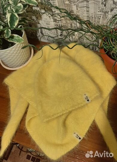 Шапка и бактус из пуха норки