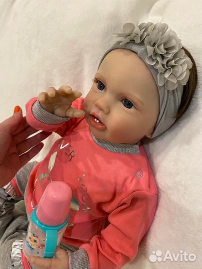Кукла реборн реалистичный младенец 60 см