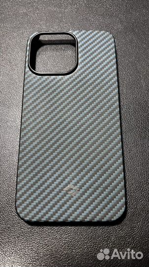 Чехол Pitaka MagEZ Case синий на iPhone 13 Pro