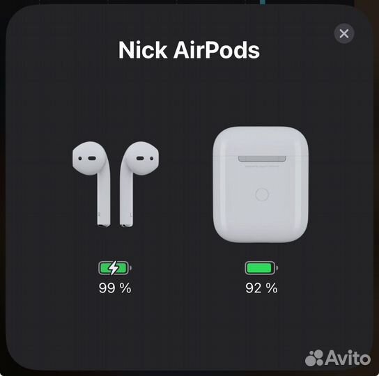Беспроводные наушники Apple AirPods 2 оригинал