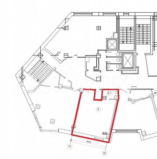 Офис, 43.4 м²