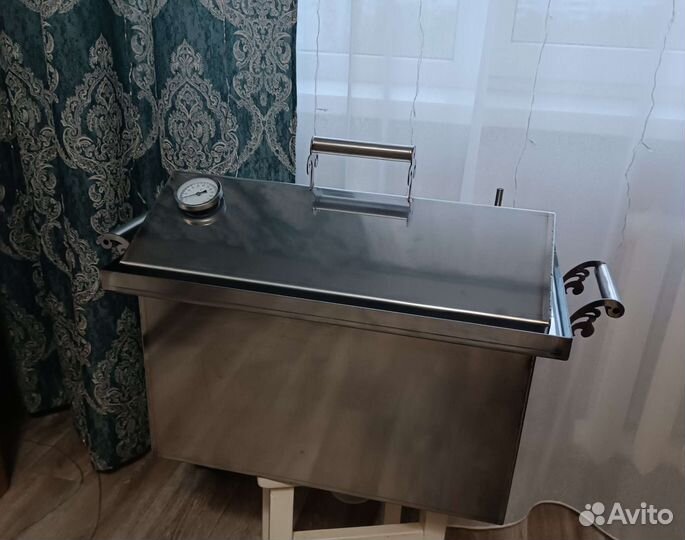 Коптильня горячего копчения из нержавейки