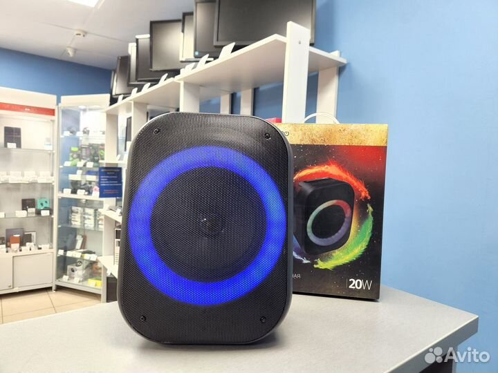 Беспроводная колонка Perfeo Disco Ring 6.5 20W