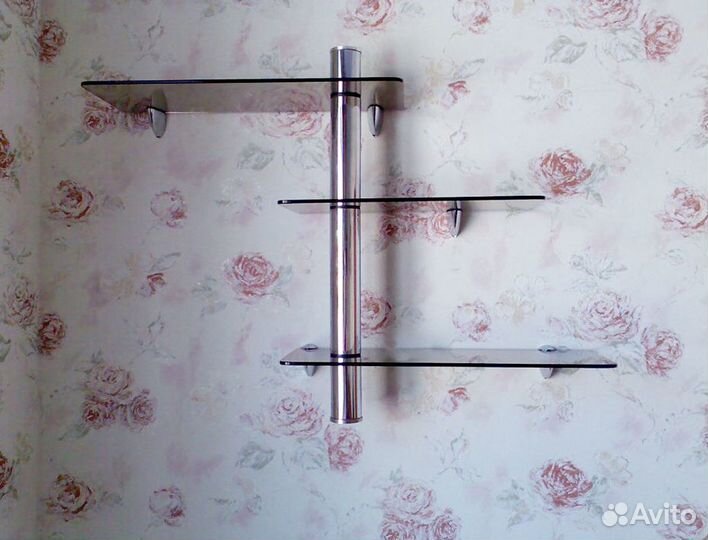 Стеклянные полочки на заказ