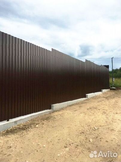 Забор из профнастила
