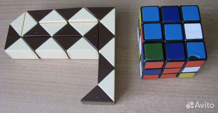 Кубик Рубика и большая Змея Рубика