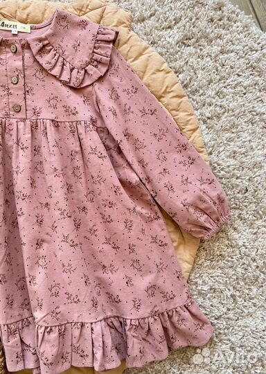 Платье из теплого хлопка