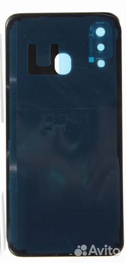Задняя крышка для Samsung A405F (A40) Черная (Со с