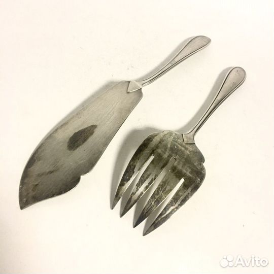 Нож и вилка для рыбы Геомания