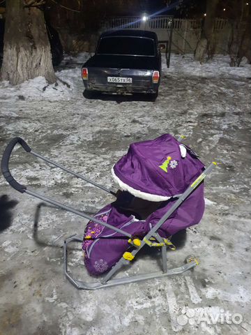 Коляска санки