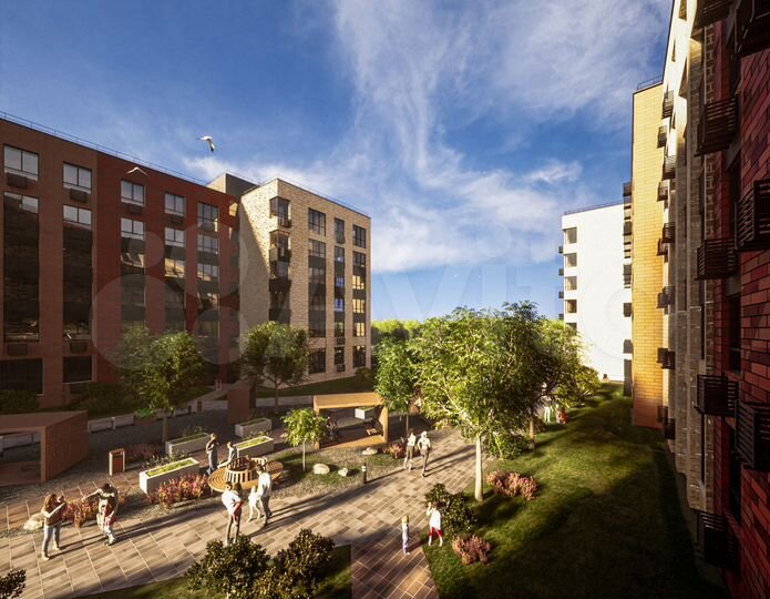 2-к. квартира, 53,7 м², 6/6 эт.