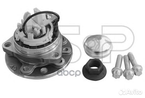 Ступица с подшипником opel astra H/zafira 04- п