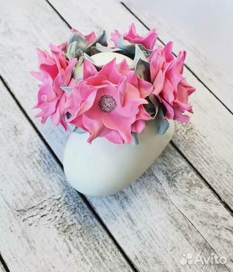 Украшение на пучок ручной работы