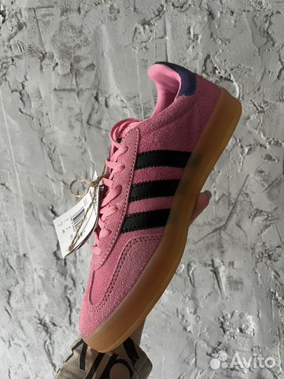 Кеды adidas indoor розовые