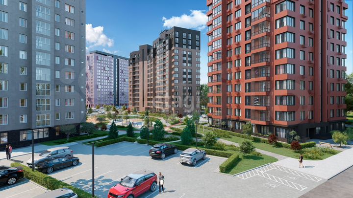 2-к. квартира, 60,2 м², 4/15 эт.