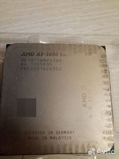 Процессор AMD A8 3870k FM1