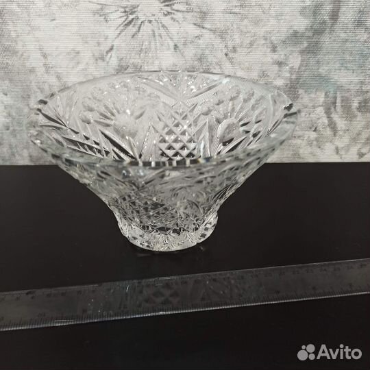 Салатник хрустальный