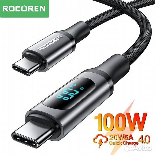 Кабели USB Type-C Essager и Rocoren 1m