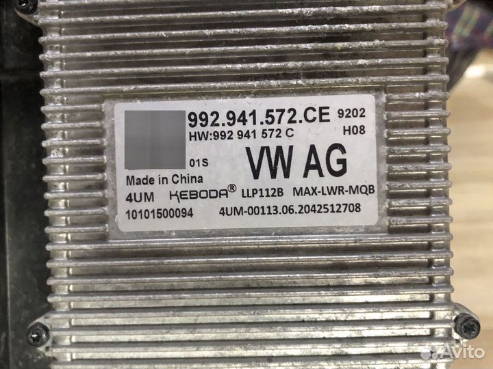 Передняя левая фара IQ.light на тигуан 2 vw