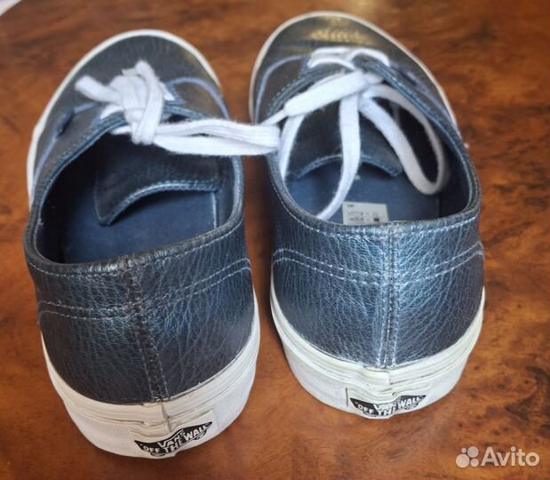 Кроссовки из натуральной кожи vans. торг