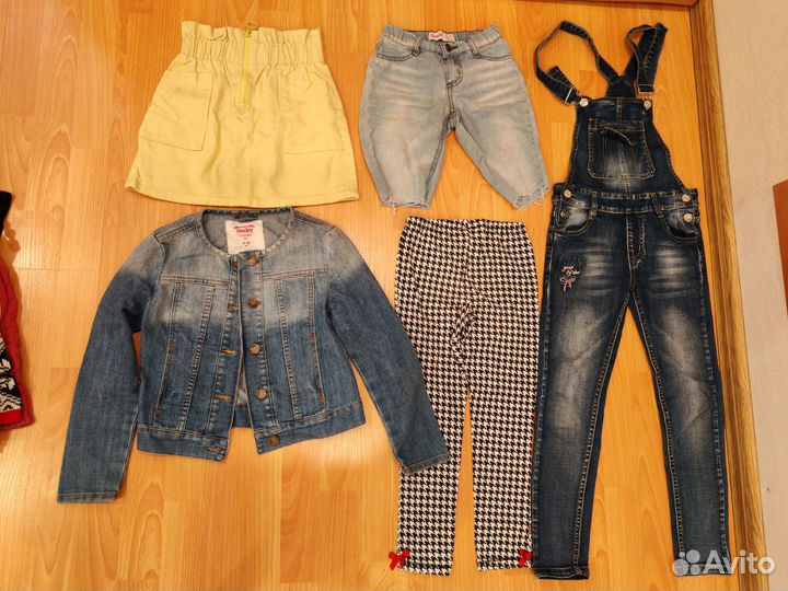 Вещи пакетом 122 128 + обувь 28 - 33