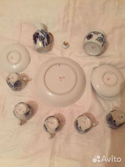 Кофейный сервиз на 5 персон,лфз,ссср