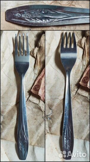 Новые алюминиевые ложки вилки СССР алюминий